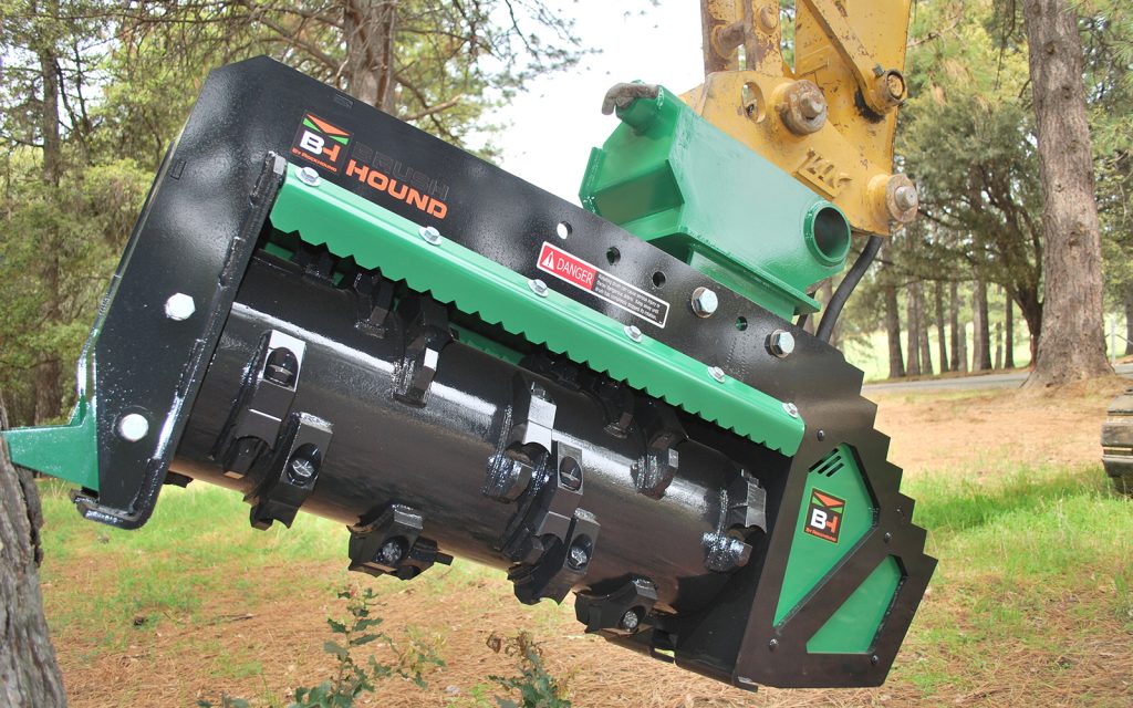 BrushHound FX36 Defender Excavator Forestry Mulcher Valley Tool Mfg